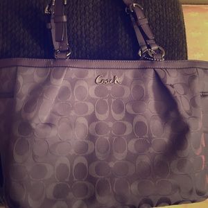 Lavender coach purse